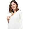 Women's Ava During + Nursing Top, Cream - Shirts - 5