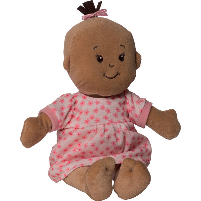 Wee Baby Stella Doll, Beige with Brown Hair - Soft Dolls - 3