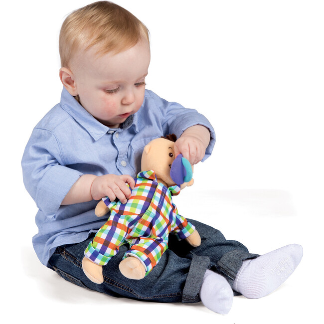 Wee Baby Stella, Fella Doll with Brown Hair - Soft Dolls - 5