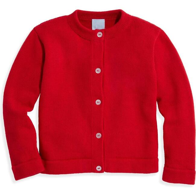 Mae Cardigan, Red with Heart