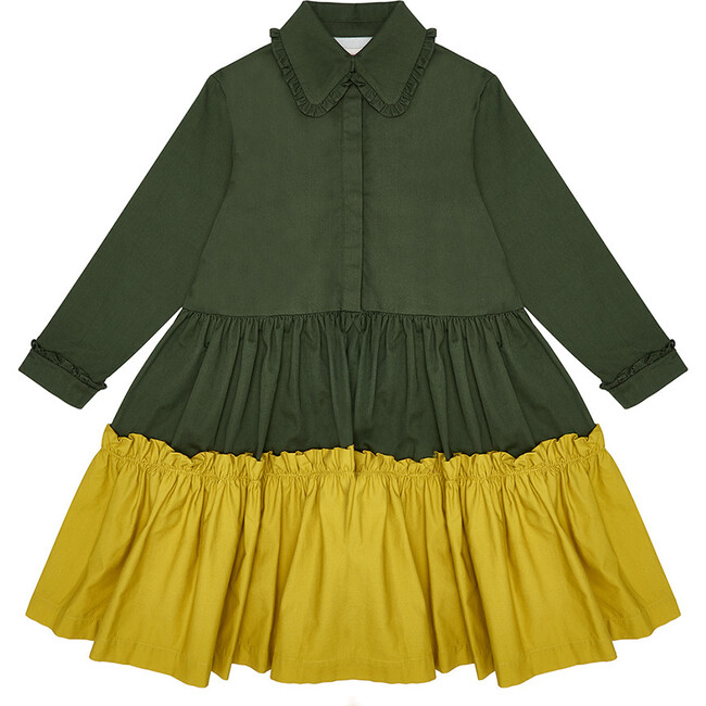 Apple Pie Dress,  Cavelo Nero & Chartreuse - Dresses - 1