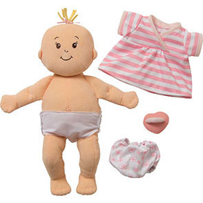 Baby Stella Doll, Peach with Blonde Hair - Soft Dolls - 4