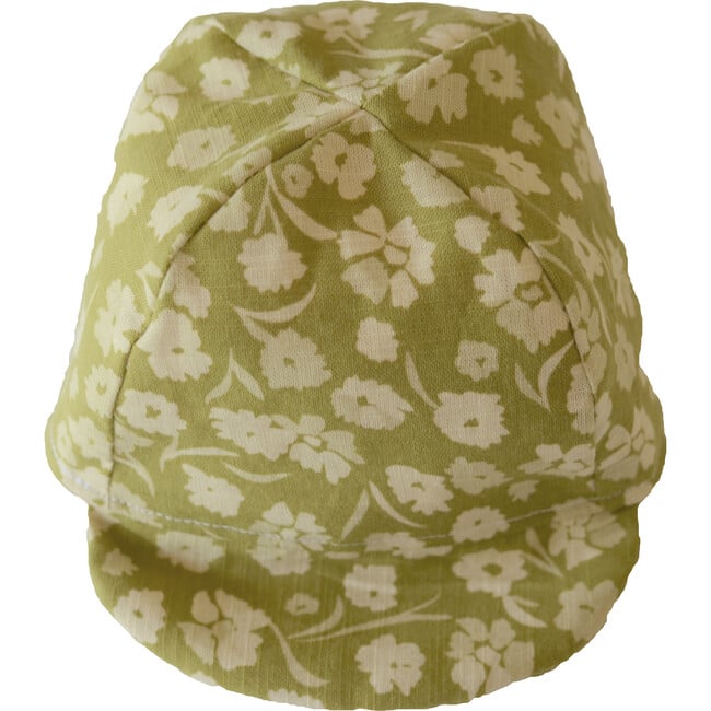 Cap, Florals on Olive