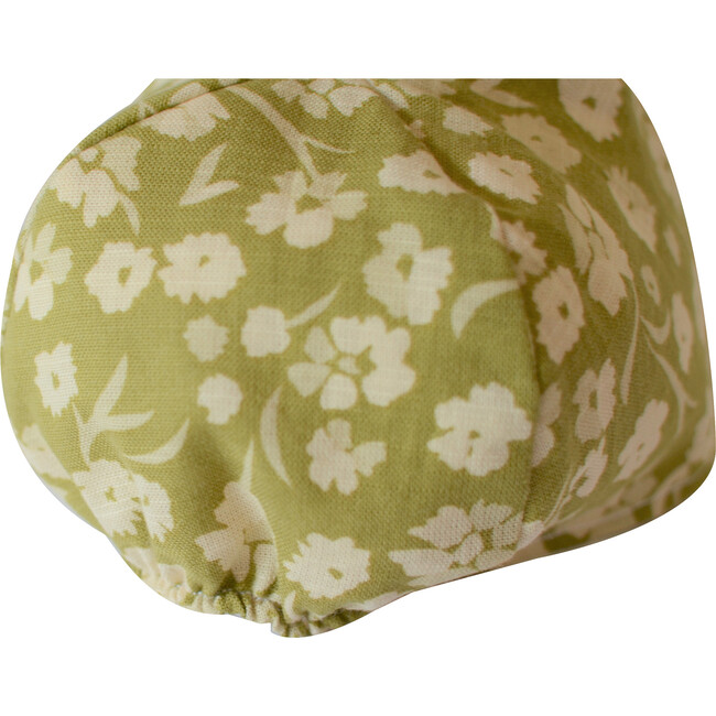 Cap, Florals on Olive - Hats - 4