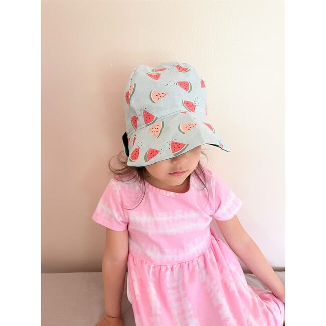 Sun Bonnet, Watermelons on Aqua - Hats - 2