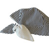 Sun Bonnet, Black and White Stripes - Hats - 7