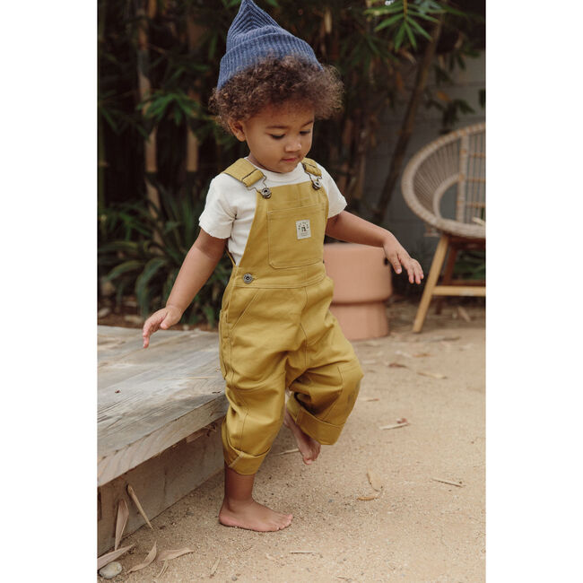 The Knee Patch Overalls, Honey - Overalls - 2