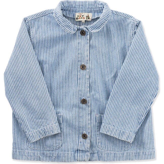The Chore Coat, Washed Railroad Stripe - Jackets - 1
