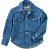 The Western Shirt, Light Denim - Shirts - 1 - thumbnail