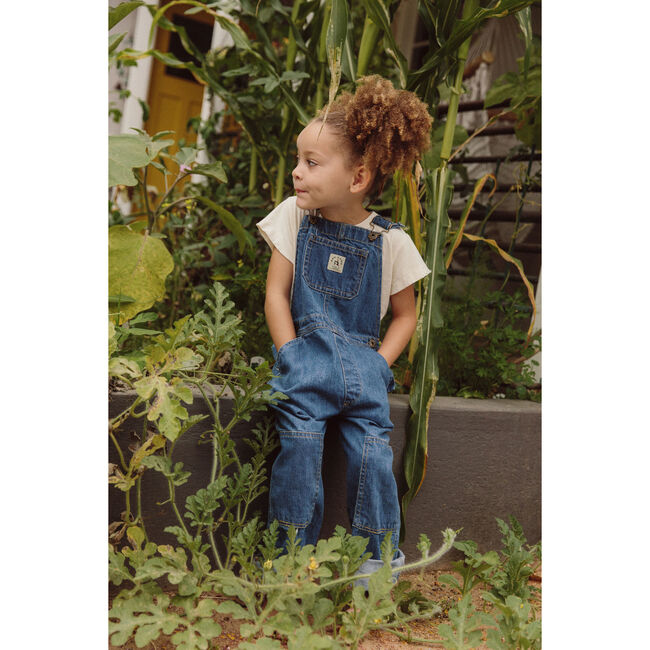 The Knee Patch Overalls, Denim - Overalls - 7