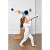 Organic Long Sleeve Pajama Set, Space Print - Pajamas - 2