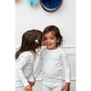 Organic Long Sleeve Pajama Set, Space Print - Pajamas - 5