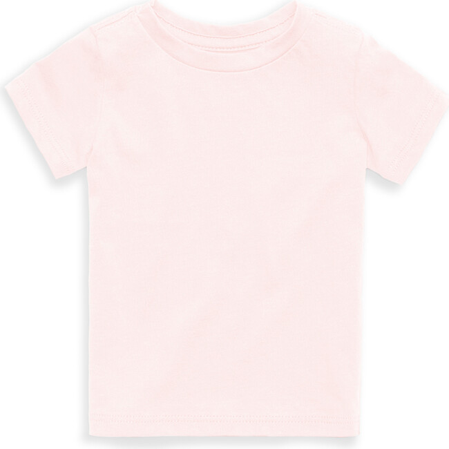 Organic Solid Short Sleeve Tee, Pink