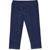 Organic Solid Legging, Navy - Leggings - 1 - thumbnail