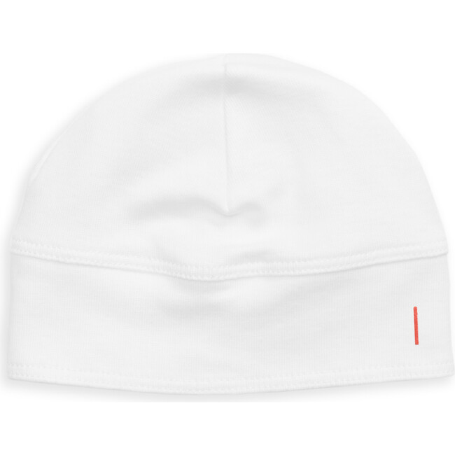 Organic Solid Baby Hat, White