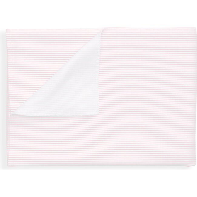 Organic Pima Cotton Blanket, Pink Stripe