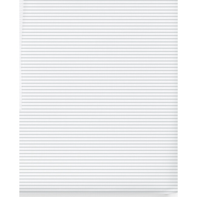 Organic Crib Sheet, Grey Stripes - Crib Sheets - 1