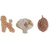 3 Pack Hair Clips, Poodle/Clam/Lemon - Hair Accessories - 1 - thumbnail