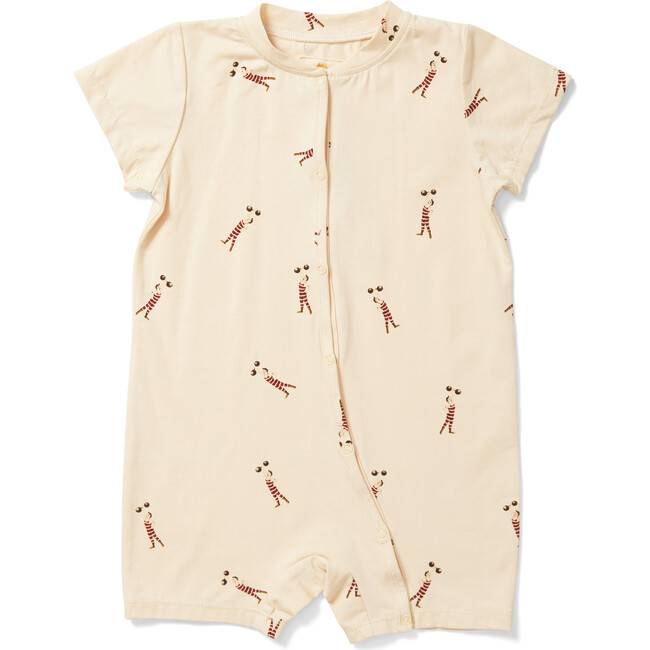 Basic Manny Short Sleeve, Strong Man - Rompers - 1