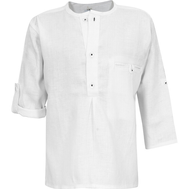 Resort Boy Shirt, White