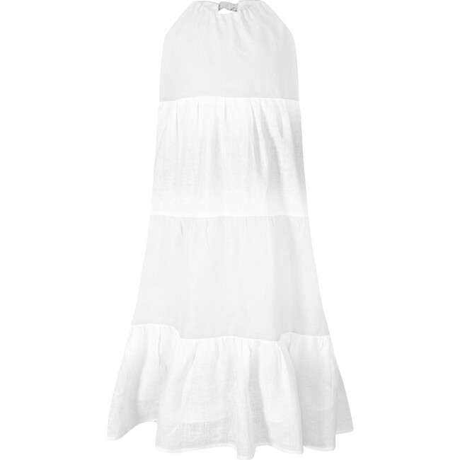 Halter Dress, White