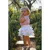Anette Ruffled Skirt, White - Skirts - 2