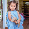 Georgette Dress, Baby Blue - Dresses - 3