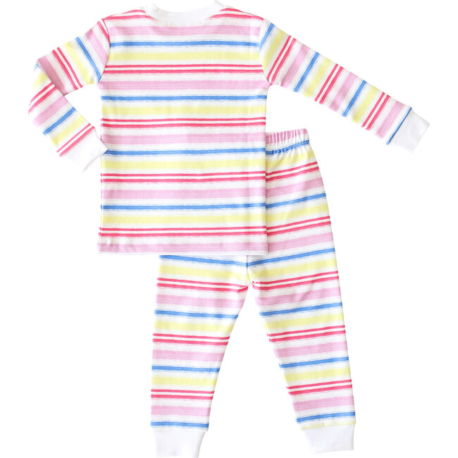 Rainbow Stripe 2-piece Pajama