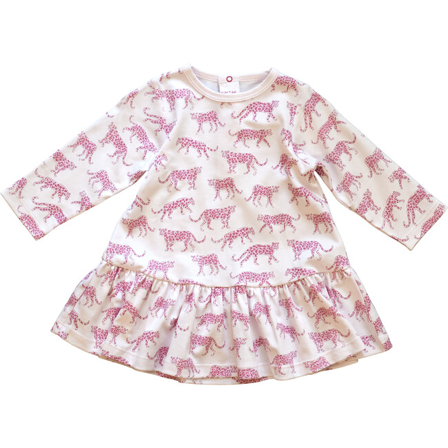 Pink Cheetah Swing Dress - Dresses - 1
