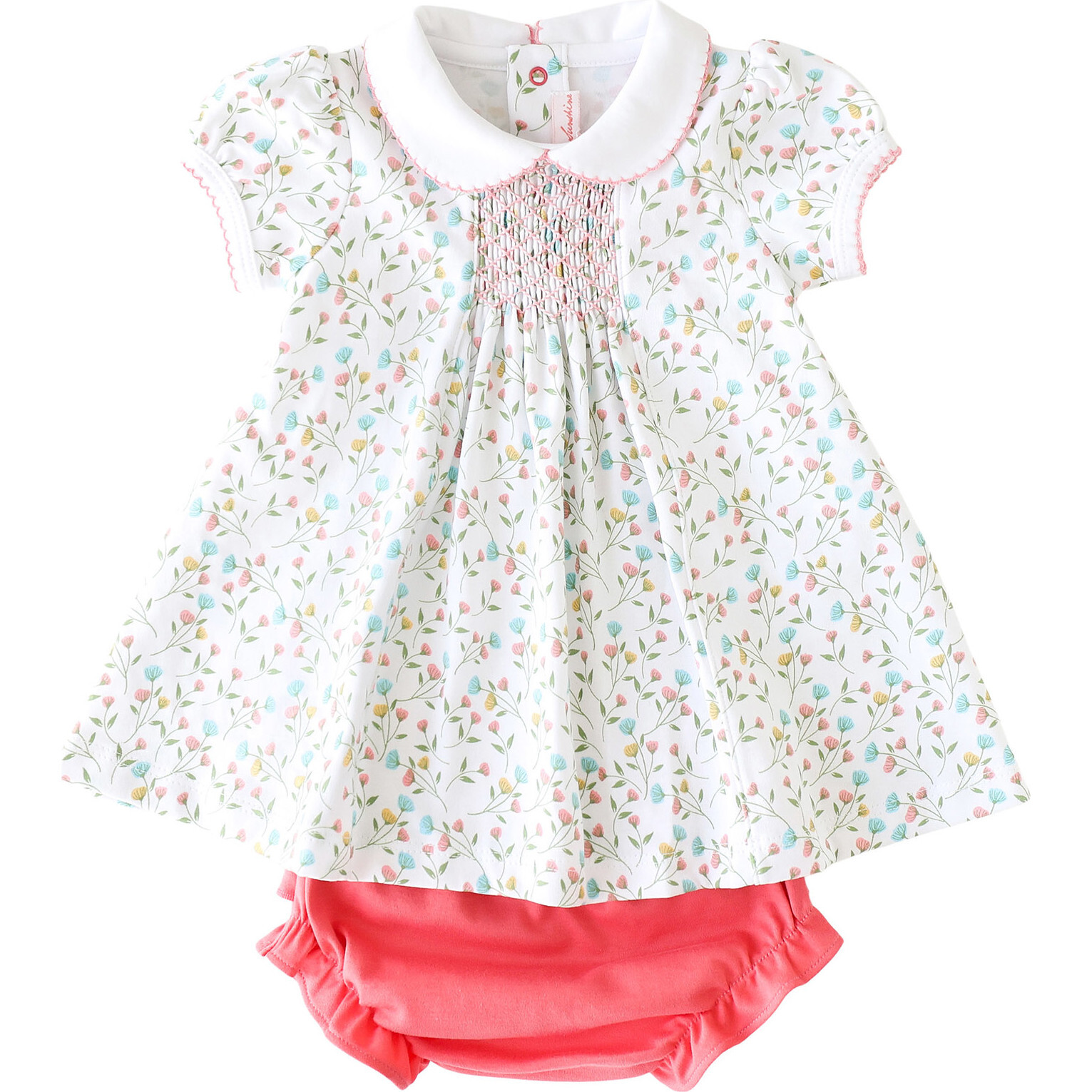 Pink Arabella Smocked Dress - Dresses - 1