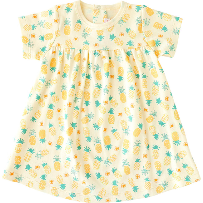Pineapple Print Swing Dress