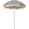 Premium Beach Umbrella, Lauren's Navy Stripe - Outdoor Home - 1 - thumbnail