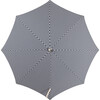 Premium Beach Umbrella, Lauren's Navy Stripe - Outdoor Home - 3