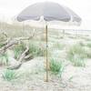 Premium Beach Umbrella, Lauren's Navy Stripe - Outdoor Home - 4