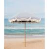Premium Beach Umbrella, Lauren's Navy Stripe - Outdoor Home - 5