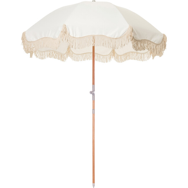 Premium Beach Umbrella, Antique White