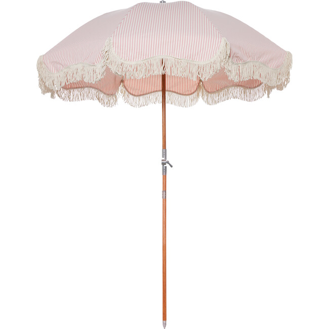 Premium Beach Umbrella, Lauren's Pink Stripe