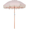 Premium Beach Umbrella, Lauren's Pink Stripe - Outdoor Home - 1 - thumbnail