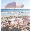 Premium Beach Umbrella, Lauren's Pink Stripe - Outdoor Home - 2
