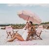 Premium Beach Umbrella, Lauren's Pink Stripe - Outdoor Home - 6