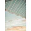 Premium Beach Umbrella, Vintage Blue Stripe - Outdoor Home - 4