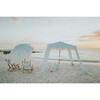 Premium Beach Umbrella, Vintage Blue Stripe - Outdoor Home - 5