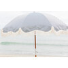 Premium Beach Umbrella, Lauren's Navy Stripe - Outdoor Home - 7