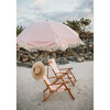 Premium Beach Umbrella, Lauren's Pink Stripe - Outdoor Home - 9