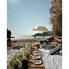 Holiday Lightweight Beach Umbrella, Vintage Lemons - Outdoor Home - 5