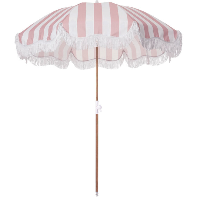 Holiday Lightweight Beach Umbrella, Crew Pink Stripe