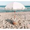 Premium Beach Umbrella, Antique White - Outdoor Home - 6