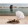 Holiday Lightweight Beach Umbrella, Antique White - Outdoor Home - 5