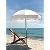 Holiday Lightweight Beach Umbrella, Antique White - Outdoor Home - 9