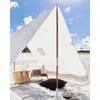Premium Beach Tent, Antique White - Outdoor Home - 7 - thumbnail